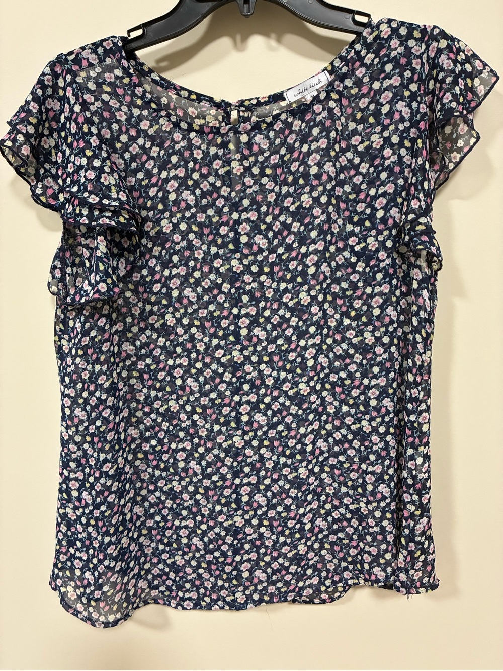 White Birch short sleeve top medium
